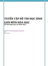 Tuyển tập đề thi học sinh giỏi môn Hóa học
